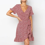 Sexy Deep V-neck Summer Dress