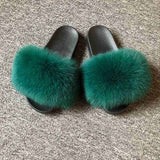 Fur Slides Hair Slippers