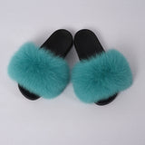 Fur Slides Hair Slippers