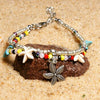 Crystal Beaded Starfish Anklets