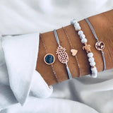 Pineapple Turtle Heart Earth Bracelet