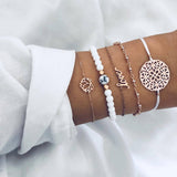 Lotus Pattern Bracelets