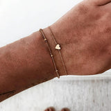 Handmade Pink Crystal Beads Bracelets