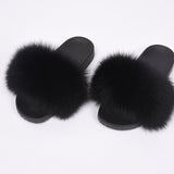 Fur Slides Hair Slippers