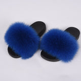 Fur Slides Hair Slippers