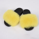 Fur Slides Hair Slippers