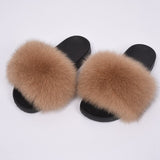 Fur Slides Hair Slippers