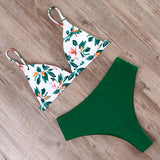 High Waist Print Bikini