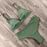 High Waist Print Bikini