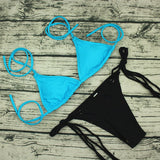 2019 Solid Bikini Brazillian Swimsuit