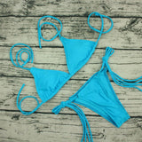 2019 Solid Bikini Brazillian Swimsuit