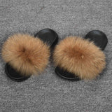 Fur Slippers Women's Fur Slides