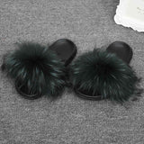 Fur Slippers Women's Fur Slides