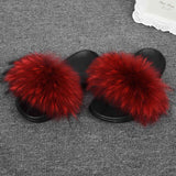 Fur Slippers Women's Fur Slides