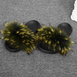 Fur Slippers Women's Fur Slides