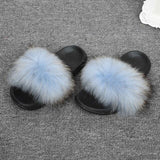 Fur Slippers Women's Fur Slides