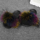 Fur Slippers Women's Fur Slides