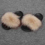 Fur Slippers Women's Fur Slides