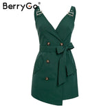 Sexy v neck summer dress women